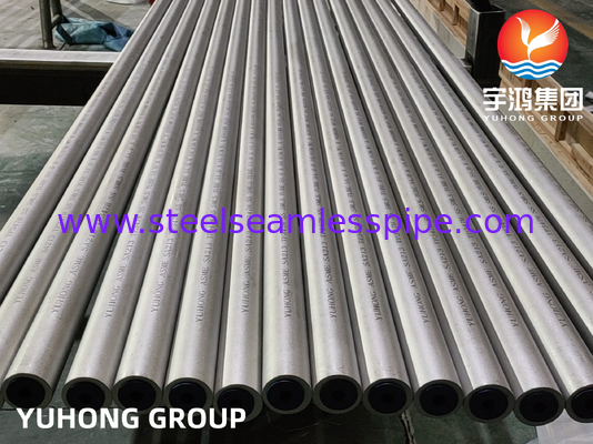ท่อแลกเปลี่ยนความร้อนสแตนเลสไร้ตะเข็บ ASTM A213 TP347H เสริมไนโอเบียม สำหรับงานอุณหภูมิสูง