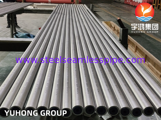 ท่อแลกเปลี่ยนความร้อนสแตนเลสไร้ตะเข็บ ASTM A213 TP347H เสริมไนโอเบียม สำหรับงานอุณหภูมิสูง