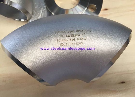 อุปกรณ์เชื่อมชนโลหะ ASTM B366 UNS N08904 1/2 &quot;- 60&quot; SCH40 SCH80 SCH80 SCH160 XXS B16.9
