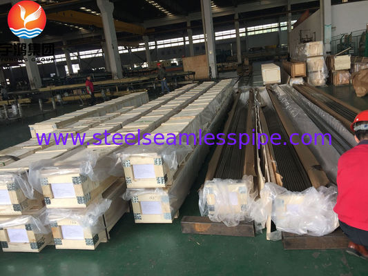 ท่อทองแดงนิกเกิล B111 / SB111 C71500 O61 อบอ่อน, ท่อไร้ตะเข็บดึงเย็นสำหรับเครื่องระเหย