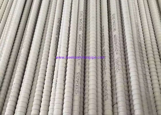 ASTM A213 S30403 ท่อปีกระบายน้ําที่ใช้พลังงานได้อย่างประหยัดสําหรับเครื่องแลกเปลี่ยนความร้อน