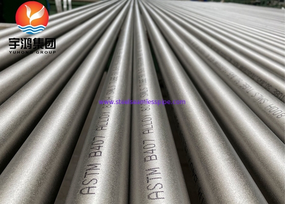 ASME SB407 Incoloy 800H / UNS N08810 ท่อไร้รอยเหล็กสแตนเลสไนเคิล