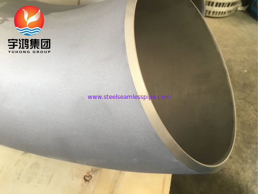 ASTM B366 โมเนล 400 / UNS N04400 กลมโขน 90 องศา นิเคิลสแตนเลสสแตนเลส