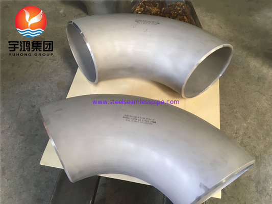 ASTM B366 โมเนล 400 / UNS N04400 กลมโขน 90 องศา นิเคิลสแตนเลสสแตนเลส