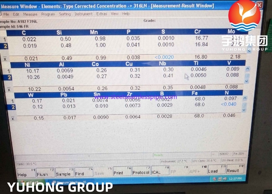 หน้าแปลน SS WNRF ASTM A182 F316L F51 S31803 2205 1.4462 F53 S32750 2507 1.4410 F55 S32760