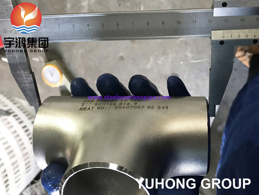 SUPER DUPLEX EQUAL TEE A815 UNS S32750/2507 BUTT WELD FITTING