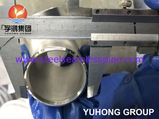 ASTM A815 S32750 ซูเปอร์ดูเพล็กซ์สแตนเลสสตีล ทีเท่ากัน พร้อมความสามารถในการบริการคลอไรด์ อุปกรณ์เชื่อมชน