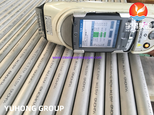 ASTM A213 TP316L ท่อสแตนเลสไร้รอยต่อ 100% ET HT UT