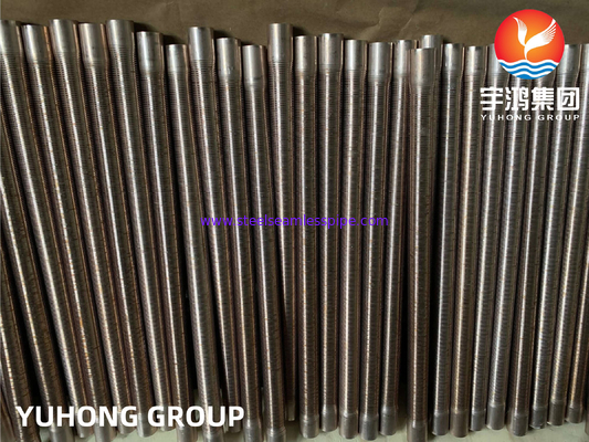 ASTM B111 UNS C70600 ท่อสกัดทองแดง นิเคิล สายแลกเปลี่ยนความร้อน ท่อปีกต่ํา