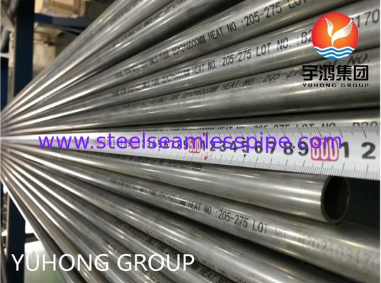 ASTM B622 Hastelloy C22 Tube UNS N06022 ท่อไร้รอยเหล็กสแตนเลสสูงของไนเคิลสําหรับการใช้งานในปิโตรเลียมและเคมี