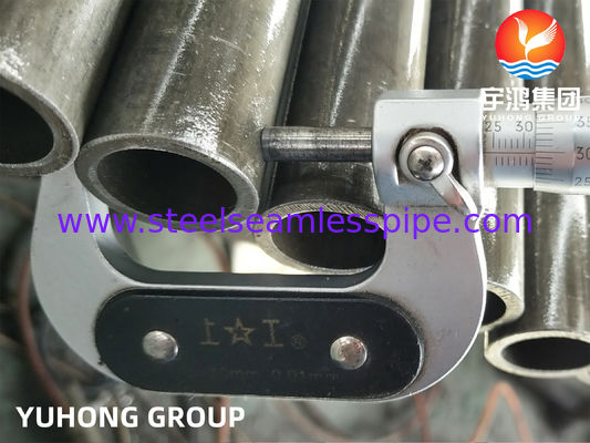 ท่อหม้อน้ำและท่อไอความร้อนเหล็กกล้าคาร์บอนปานกลางไร้ตะเข็บ SA210 Gr.A1 ดึงเย็นและอบคืน