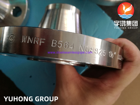 ASTM B564 Incoloy 825 / UNS N08825 แฟลนจ์คอผ่าเหล็กไนเคิล