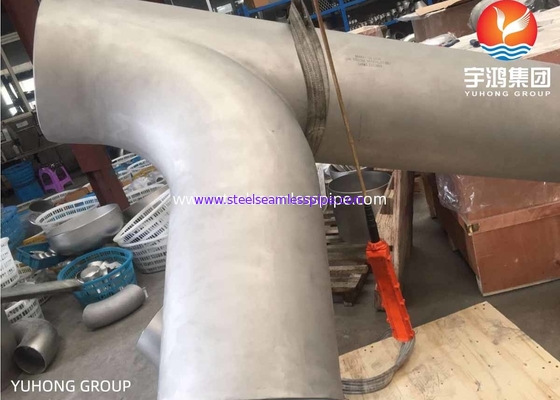 ASTM B366 อินคอนเลล 600 / UNS N06600 สะบัด Tee นิเคิลเหล็กสแตนเลส
