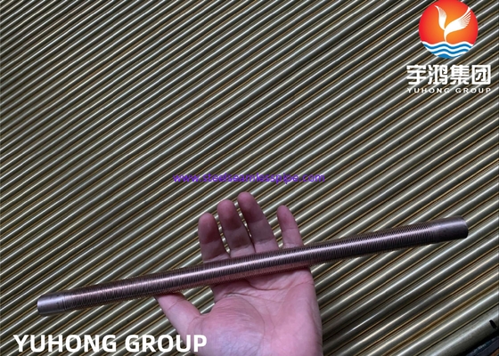 ASME SB111 C70600 ท่อปีกต่ําขัด