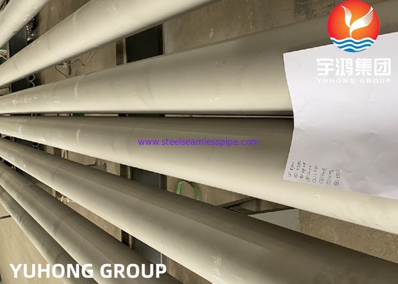 ASTM A312 UNS S31254 254SMO ท่อนอกทะเลเหล็กดัดเหล็ก