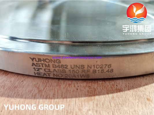 ASTM B462 Hastelloy C276 / UNS N10276 แฟลนซ์ตาบอด Hastelloy