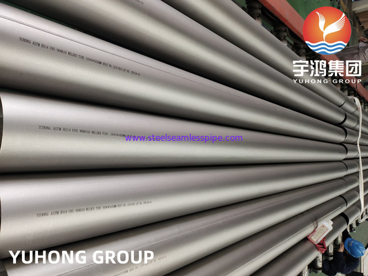 ASTM B514 อินคอลอย 800 / อินคอลอย 800H UNS N08800 / UNS N08810 ท่อผสม