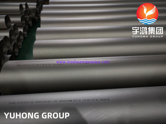 ASTM B514 อินคอลอย 800 / อินคอลอย 800H UNS N08800 / UNS N08810 ท่อผสม