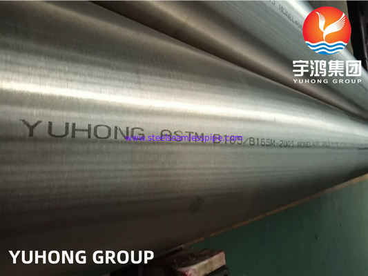 ASTM B165 โมเนล 400,UNS N04400 ท่อสกัดเหล็กไนเคิล SMLS ABS ได้รับการอนุมัติ