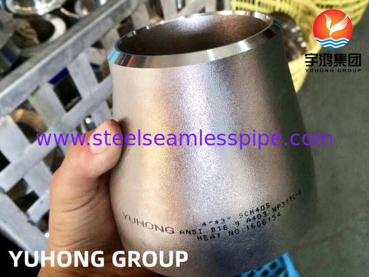 ASTM A403 WP317L สแตนเลสสแตนเลส คอนเซนทริกลดตัว