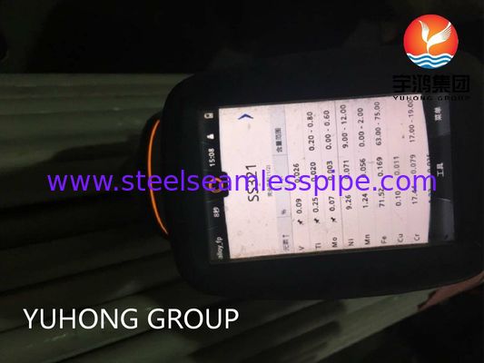 ASTM A213 TP321 ท่อไร้รอยเหล็กดัดเหล็กที่มีความแข็งแรงในอุณหภูมิสูงและความทนทานต่อการกัดกร่อนระหว่างเมล็ด