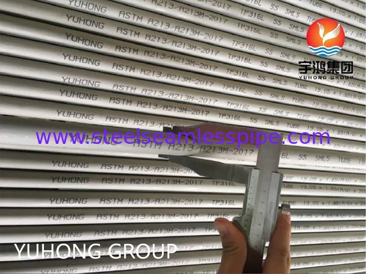 ASTM A213 TP316L หลอดสแตนเลสไร้รอยต่อที่มีความทนทานต่ออุณหภูมิสูงและทนทานต่อการกัดกร่อนความละเอียดที่ม้วนเย็น