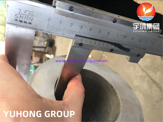 ASTM A790 UNS S31803/2205 ท่อไร้รอยต่อผนังเหล็กหนาสองชั้น
