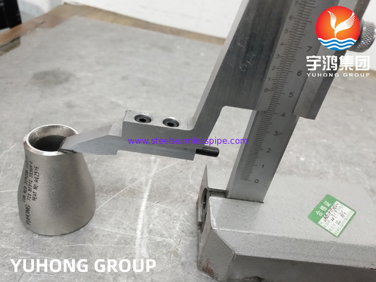 JIS B2312 SUS304 ข้อต่อท่อเชื่อมแบบสเตนเลสสตีล Concentric Reducer