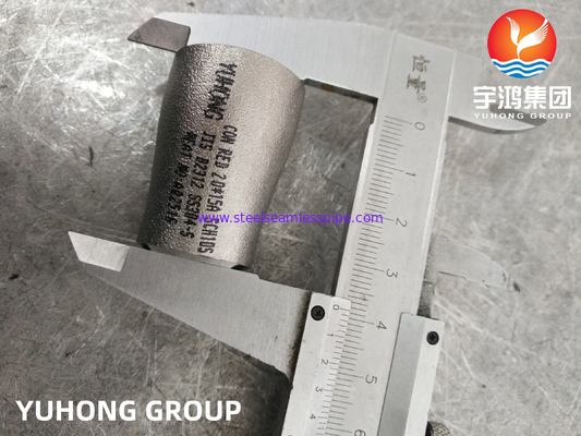 JIS B2312 SUS304 ข้อต่อท่อเชื่อมแบบสเตนเลสสตีล Concentric Reducer