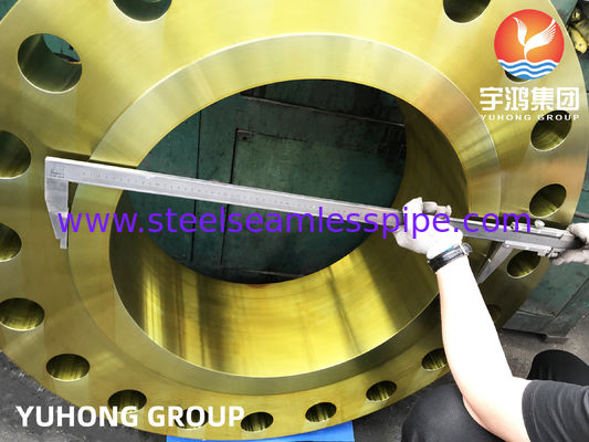 A694 F52 ปะเก็นคอเชื่อมพร้อมสารป้องกันสนิม เหล็กคาร์บอนและเหล็กอัลลอยด์ B16.47 Forgings ทนต่อไฮโดรเจนซัลไฟด์