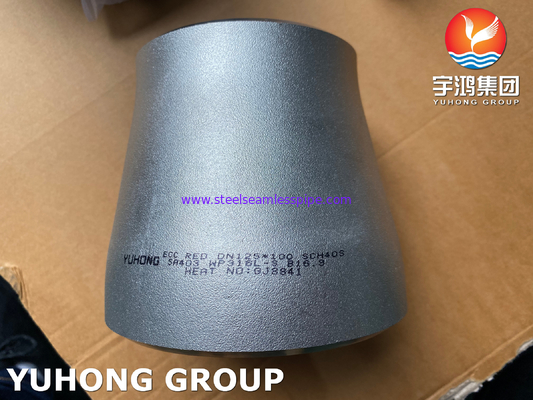 ASME B16.9 ASTM A403 WP316L-S อุปกรณ์ลดข้อต่อท่อสเตนเลสสตีล