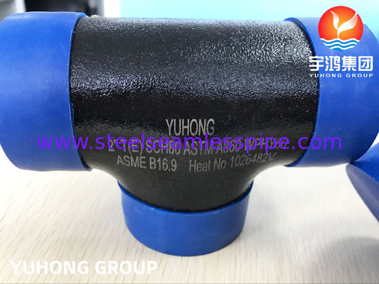 A860 WPHY60 เหล็กกล้าคาร์บอนความแข็งแรงสูง แบบที (Tee) และข้อศอก (Elbow) อุปกรณ์เชื่อมชน ใช้ในระบบท่อแรงดันสูง