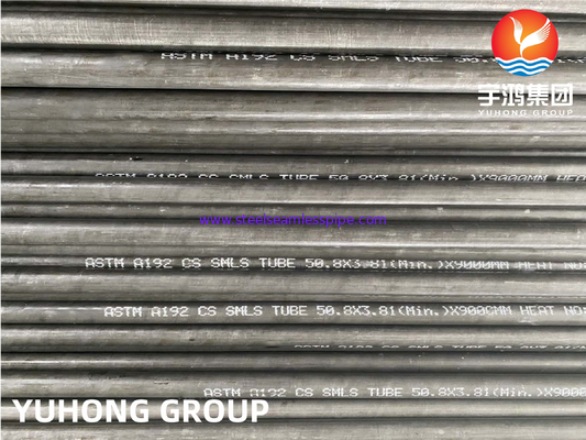ท่อเครื่องปั่น, ASTM A192, ASME SA192 ท่อเหล็กก๊าบอนไร้รอยสําหรับการใช้งานความดันสูง