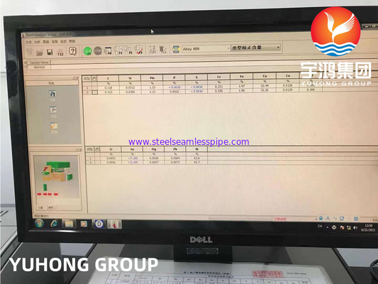 ASME SB163 MONEL 400 ท่อเหล็กไม่มีรอยต่อสำหรับแลกเปลี่ยนความร้อน