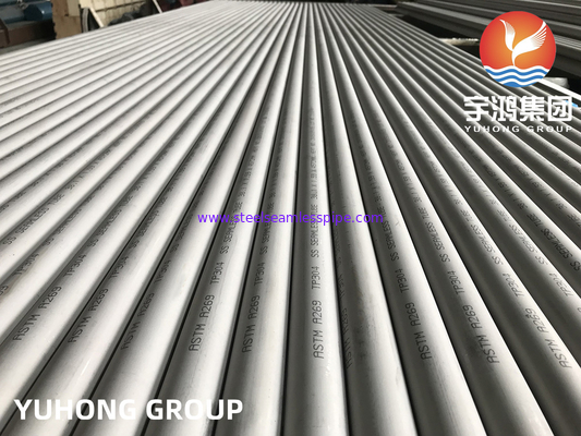 ASTM A269 TP304 TP304L สแตนเลสแบบไม่มีรอยต่อท่อสำหรับ Boiler