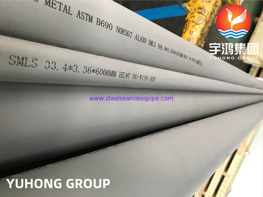 ASTM B690 สังกะสี 8367 นิเคิล โครเมียม โมลิบเดนัม สังกะสีท่อไร้รอย