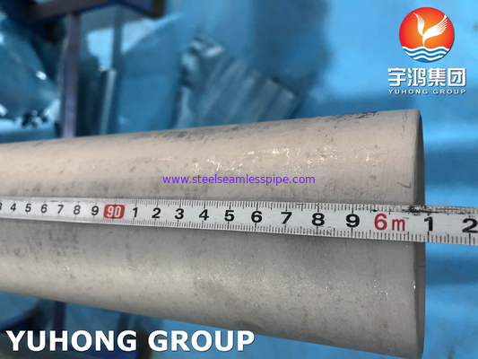 ASTM A789 UNS S32205 ท่อเหล็กดับเพล็กซ์ไร้สแตนเลสไร้สายสําหรับการกําจัดเกลือจากน้ําทะเล