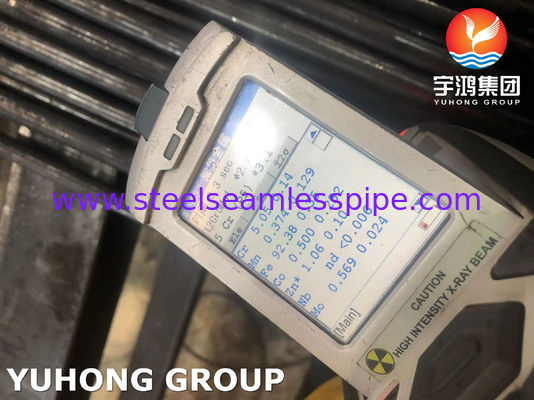 ASME SA213 T5 หลอดไร้รอยเหล็กสแตนเลส สีดํา สีดําที่มีความทนทานต่ออุณหภูมิสูงสําหรับเครื่องแลกเปลี่ยนความร้อน