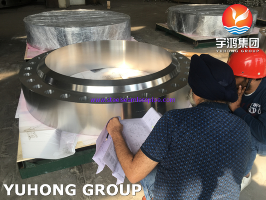 ASME SA-182 Gr.F321H FVC การปลอมครีบเหล็กสำหรับอุตสาหกรรมเคมี