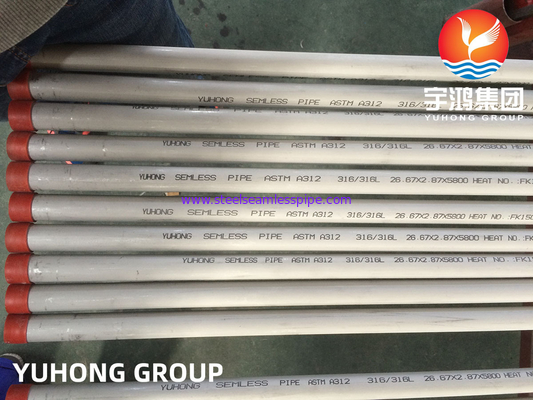 ASTM A312 TP316L ท่อสแตนเลสสําหรับการใช้งานทางทะเล