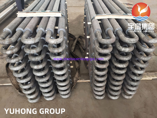 ท่อแลกเปลี่ยนความร้อน ท่อสแตนเลส U Bend Fined Tube สําหรับโรงงานน้ํามันและก๊าซ