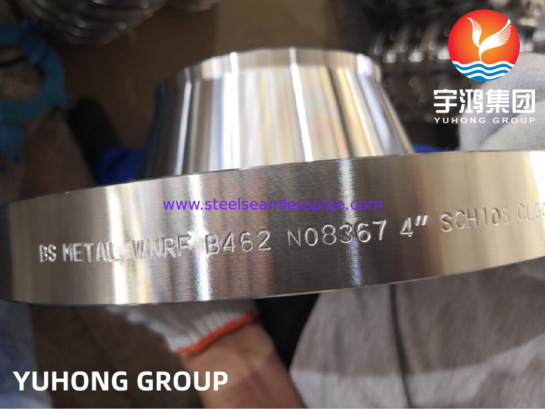 ASTM B462 สายสลัด Al6XN, UNS N08367 WNRF สายสลัดไนเคิลสแตนเลส CL3000 สําหรับน้ํามันและก๊าซ