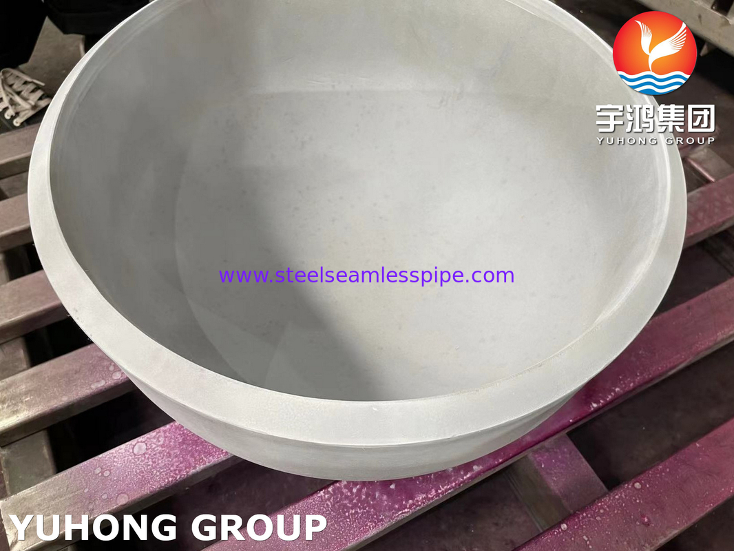 ASME SA403 WP304-S หมวกสแตนเลสขนาดใหญ่ 40 นิ้ว Butt weld Pipe Fitting PT