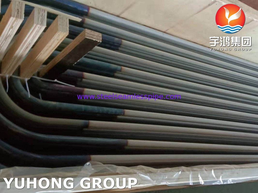 ASTM A213 TP317L ท่อสแตนเลสสตีล U Bend ท่อแลกเปลี่ยนความร้อน ตรวจสอบรอยรั่วด้วย ET 100%