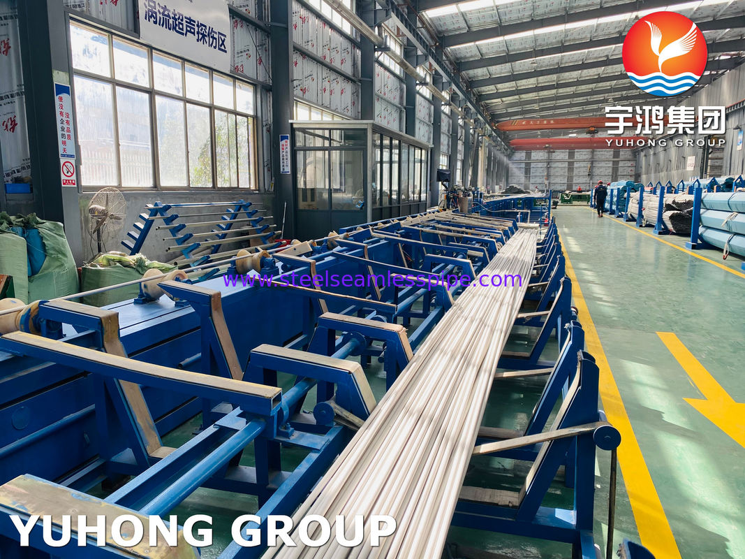 ท่อไร้รอยต่อสแตนเลส ASTM A213 TP316L ทนทานต่อการกัดกร่อนสูงสำหรับเครื่องแลกเปลี่ยนความร้อน ET HT