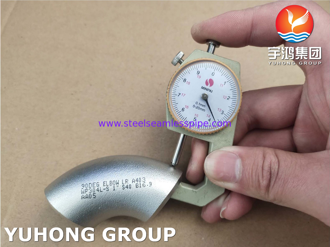 สแตนเลส Butt Weld Fitting 45Deg 90Deg 180Deg เอลโค LR SR WP304 WP304L WP316 WP316L WP317