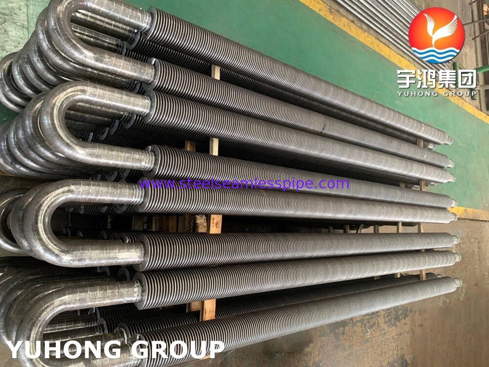 สแตนเลสคาร์บอน U Bend ท่อปีกแข็ง, ปีกปั่นความถี่สูงด้วย A106 Gr.B ท่อที่ใช้ใน Economizer