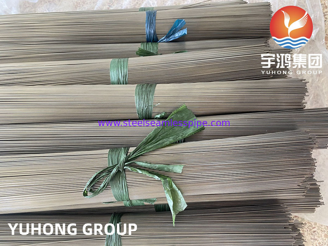 หลอดหลอดหลอดหลอดเหล็กไร้สแตนเลส สีสันสดใส ASTM A213 / ASTM A269 TP304/304L TP316/316L 19.05 X 1.65 X 6096MM