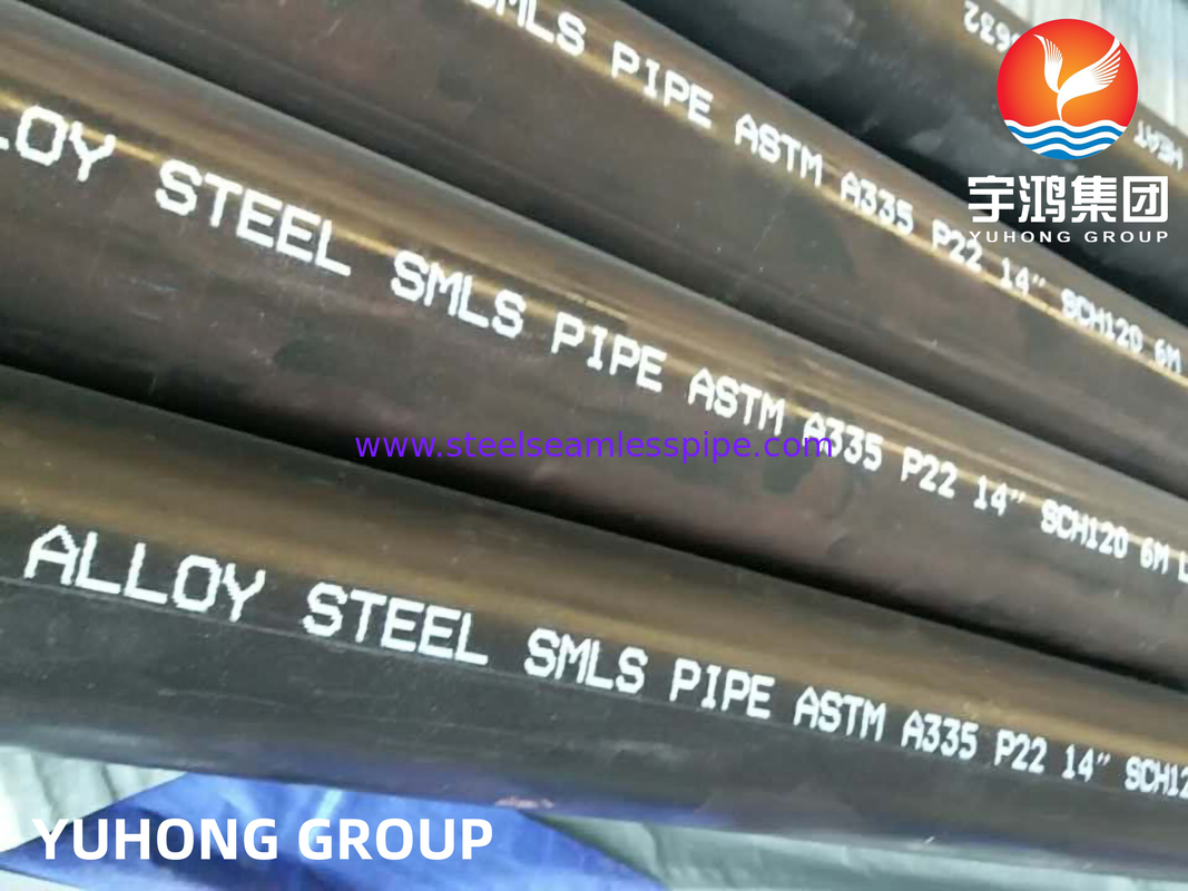 ท่อสแตนเลส A335 P9 P91 P11 P22 10' SCH20,6M ความยาวอุณหภูมิสูง