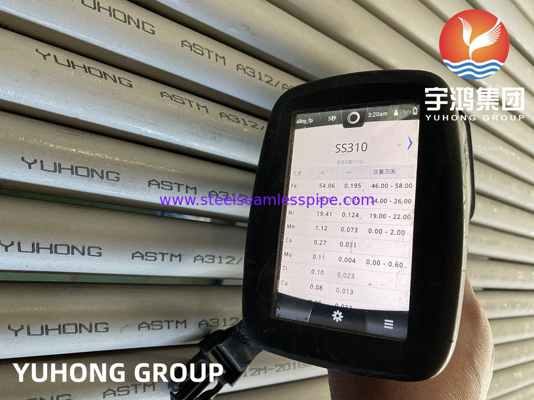 ASME SA2312 TP310S ∙ ASTM A312 TP310S TP310H 310S 310MoLN ท่อสแตนเลสสําหรับอุตสาหกรรมน้ํามันและก๊าซ